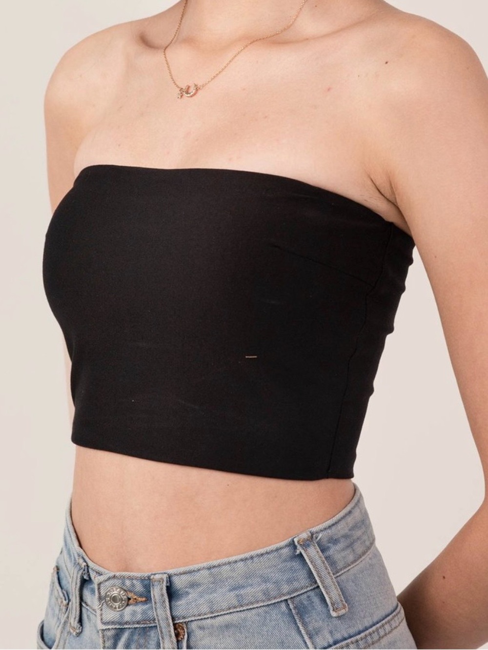 Destined Strapless Tube Top in Black Women’s Size M